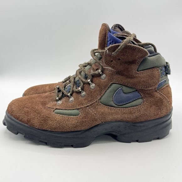 Nike ACG Air Makalu II Boots Mens 11 Vintage 1995 Brown Suede Hiking main image 9